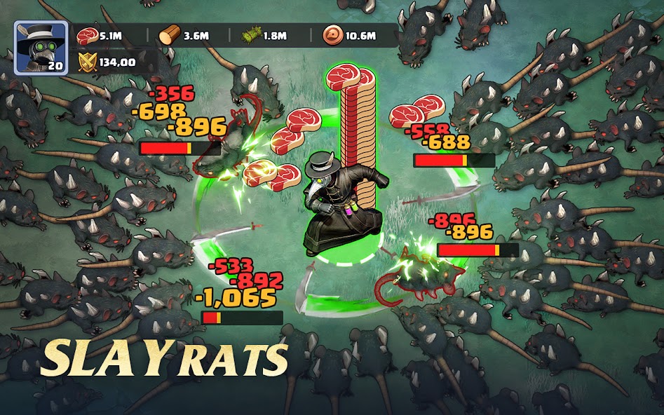 Slay rats in Last Asylum: Plague combat